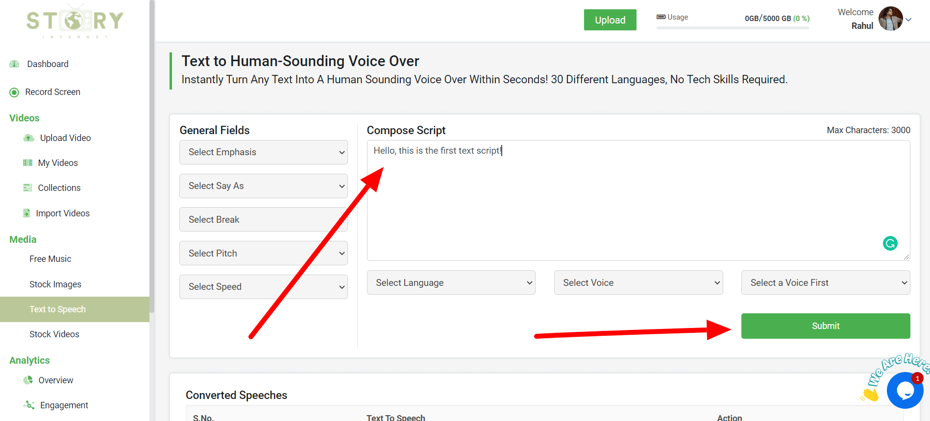 A-I-based-text-to-Voice-Creation